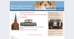 Desktop Screenshot of minnekirken-chicago.org